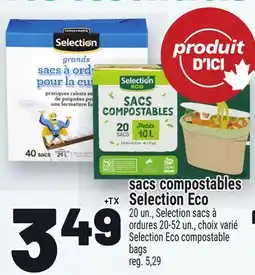 Metro SACS COMPOSTABLES SELECTION ECO | SELECTION ECO COMPOSTABLE BAGS offer