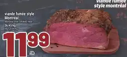 Metro VIANDE FUMÉE STYLE MONTRÉAL | MONTRÉAL STYLE SMOKED MEAT offer