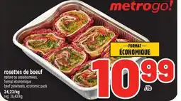 Metro ROSETTES DE BOEUF | BEEF PINWHEELS offer