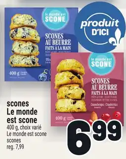 Metro SCONES LE MONDE EST SCONE | LE MONDE EST SCONE SCONES offer