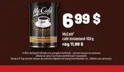 Metro MCCAFÉ CAFÉ INSTANTANÉ offer