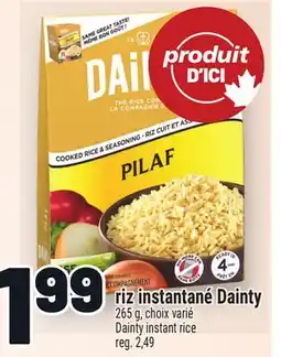 Metro RIZ INSTANTANÉ DAINTY | DAINTY INSTANT RICE offer