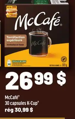 Metro MCCAFÉ 30 CAPSULES K-CUP offer