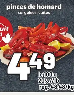 Metro PINCES DE HOMARD offer