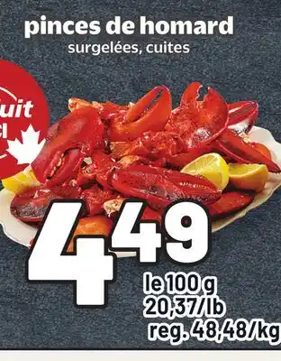 Metro PINCES DE HOMARD offer