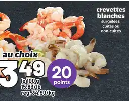 Metro CREVETTES BLANCHES offer