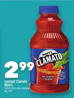 Marche Ami COCKTAIL CLAMATO MOTT'S offer