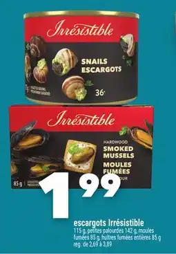 Marche Ami ESCARGOTS IRRÉSISTIBLE offer