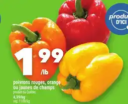 Marche Ami POIVRONS ROUGES, ORANGE OU JAUNES DE CHAMPS offer