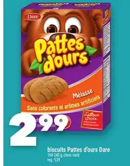 Marche Ami BISCUITS PATTES D'OURS DARE offer