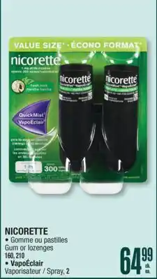 Jean Coutu NICORETTE VapoÉclair offer