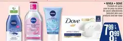 Jean Coutu NIVEA, DOVE Selected skin care products and bar soap offer