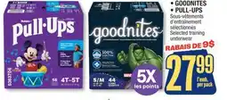 Jean Coutu GOODNITES, PULL-UPS Selected training underwear offer
