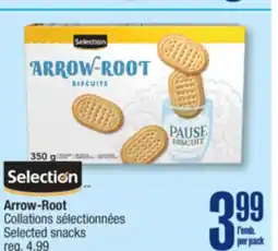 Jean Coutu SELECTION Arrow-Root Selected snacks offer