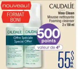 Jean Coutu CAUDALIE Vino Clean Foaming cleanser offer