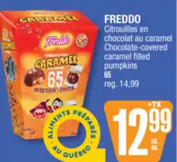 Jean Coutu FREDDO Chocolate-covered caramel filled pumpkins offer