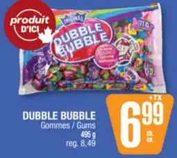 Jean Coutu DUBBLE BUBBLE Gums offer