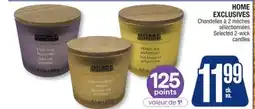 Jean Coutu HOME EXCLUSIVES Selected 2-wick candles offer