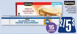 Jean Coutu Selection Selected bags and papers offer