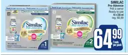 Jean Coutu SIMILAC Pro-Advance Ready to use offer