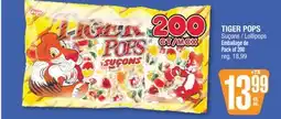 Jean Coutu TIGER POPS Lollipops offer