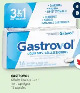 Familiprix GASTROVOL, 1/3 in 1 liquid gels, 16 capsules offer