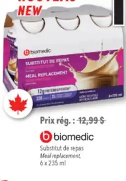 Familiprix BIOMEDIC, Meal replacement, 6 x 235 ml offer