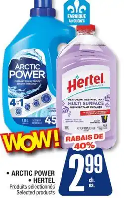 Jean Coutu ARCTIC POWER, HERTEL Selected products offer