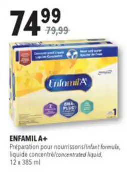 Familiprix ENFAMIL A+,Infant formula concentrated liquid, 12 x 385 ml offer