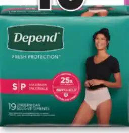 Familiprix DEPEND Selected products and sizes offer
