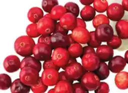 Giant Tiger cranberries offer
