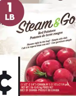 Giant Tiger Steam & Go mini red potatoes offer