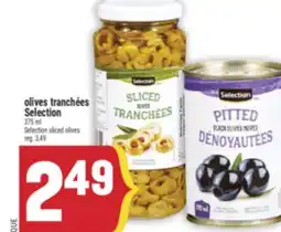 Marché Adonis OLIVES TRANCHÉES SELECTION | SELECTION SLICED OLIVES offer