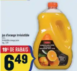 Marché Adonis JUS D'ORANGE IRRÉSISTIBLE | IRRÉSISTIBLE ORANGE JUICE offer