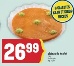 Marché Adonis Plateau de knafeh | Knafeh tray offer