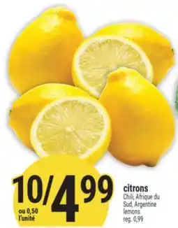 Marché Adonis Citrons | Lemons offer
