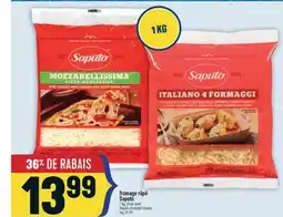 Marché Adonis FROMAGE RÂPÉ SAPUTO | SAPUTO SHREDDED CHEESE offer