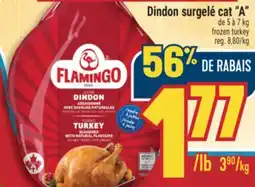 Marché Adonis DINDON SURGELÉ CAT A | FROZEN TURKEY offer