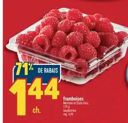 Marché Adonis FRAMBOISES | RASPBERRIES offer