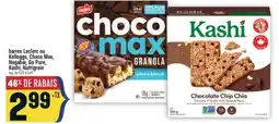 Marché Adonis BARRES LECLERC OU KELLOGGS, CHOCO MAX, NUGABAR, GO PURE, KASHI, NUTRIGRAIN offer