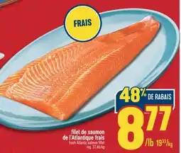 Marché Adonis FILET DE SAUMON DE L'ATLANTIQUE FRAIS | FRESH ATLANTIC SALMON FILLET offer