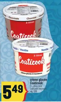 Marché Adonis CRÈME GLACÉE COATICOOK | COATICOOK ICE CREAM offer