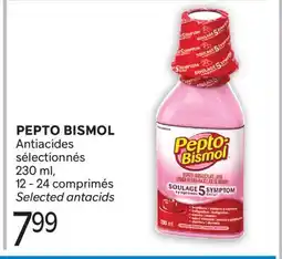 Brunet PEPTO BISMOL Antiacides sélectionnés 230ml, 12-24comprimés offer