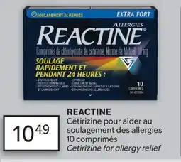 Brunet REACTINE Cétirizine pour aider au soulagement des allergies offer