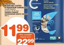 Marches Tradition COMPLIMENTS Grosseur 26-30 FROZEN COOKED ECUADORIAN WHITE SHRIMP offer