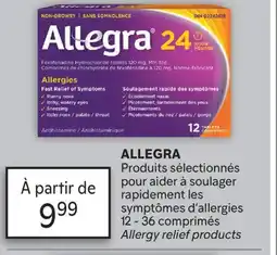 Brunet ALLEGRA Produits sélectionnés pour aider à soulager rapidement les symptômes d'allergies offer