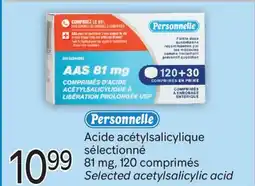Brunet PERSONNELLE Acide acétylsalicylique sélectionné offer