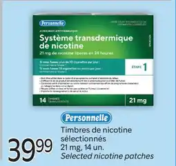 Brunet PERSONNELLE Timbres de nicotine sélectionnés offer