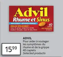 Brunet ADVIL Pour aider à soulager les symptômes du rhume et de la grippe offer