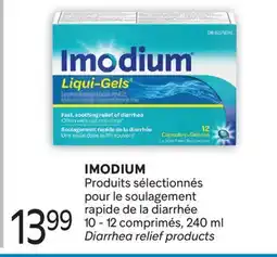 Brunet IMODIUM Produits sélectionnés pour le soulagement rapide de la diarrhée offer